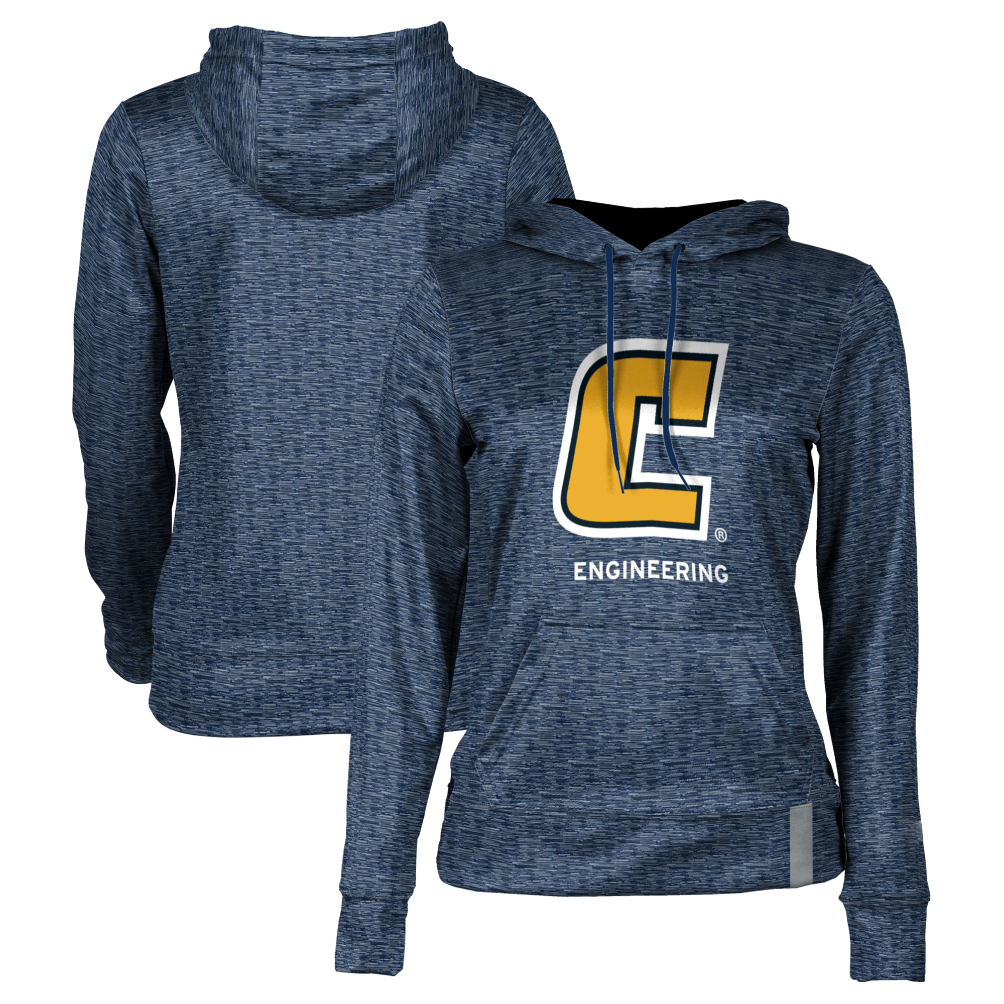 Women's Navy Tennessee Chattanooga Mocs Engineering Pullover Hoodie