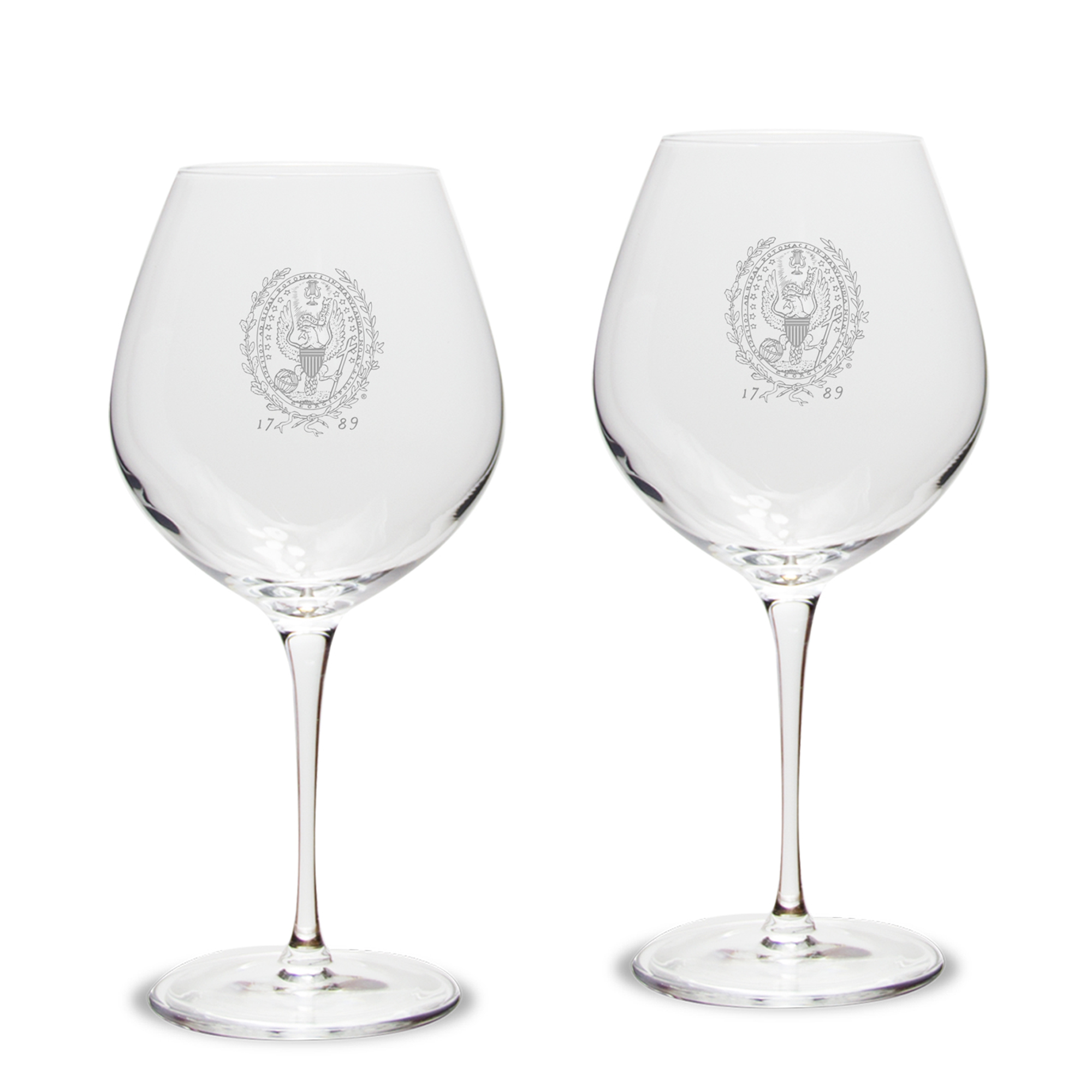 Georgetown Hoyas 2-Piece 22oz. Luigi Bormioli Titanium Robusto Wine Glass Set
