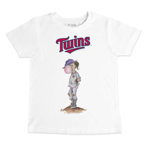 Youth Tiny Turnip White Minnesota Twins Bubbles T-Shirt