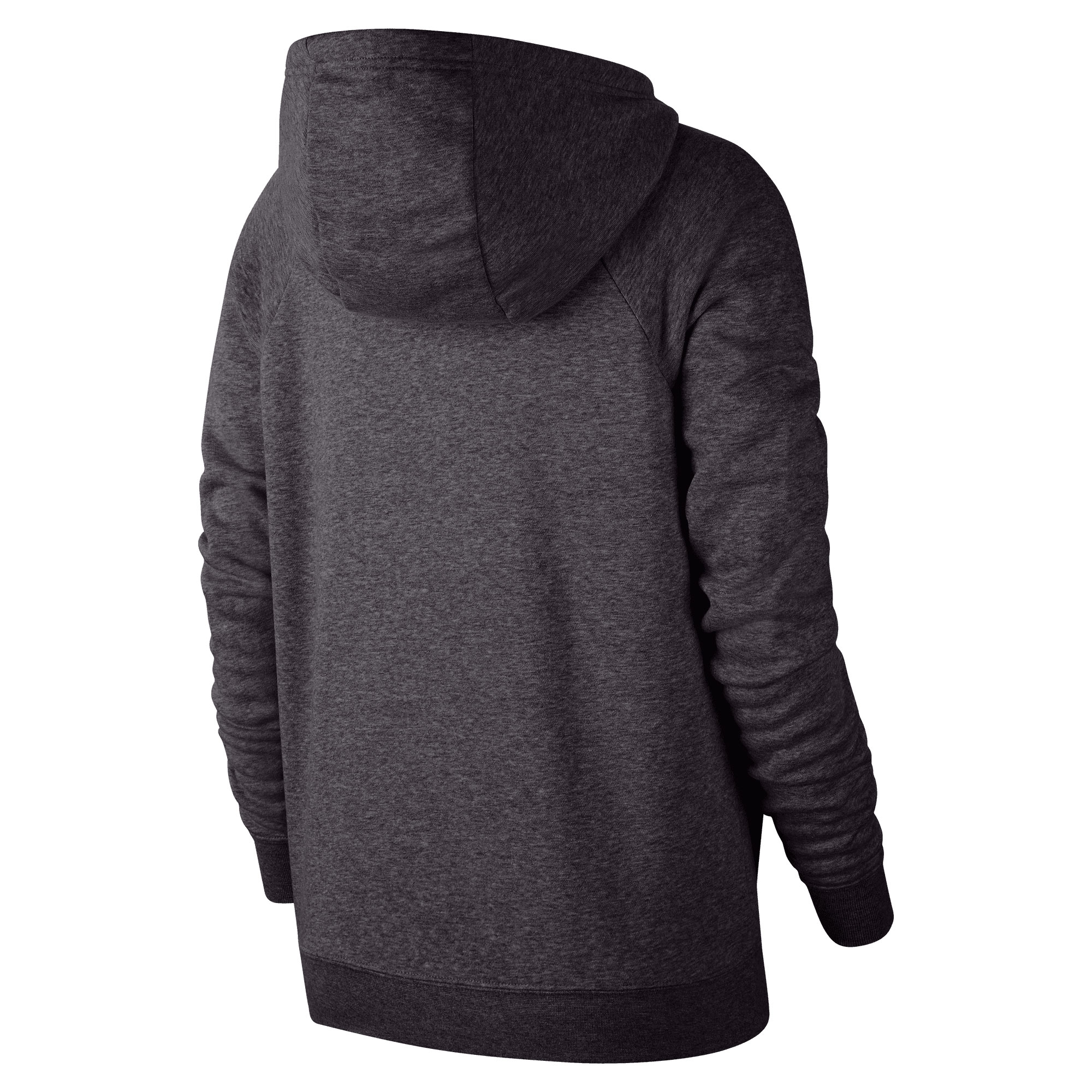 Women's Nike Charcoal Duke Blue Devils Essential Funnel Neck Raglan Pullover Hoodie - Image 4