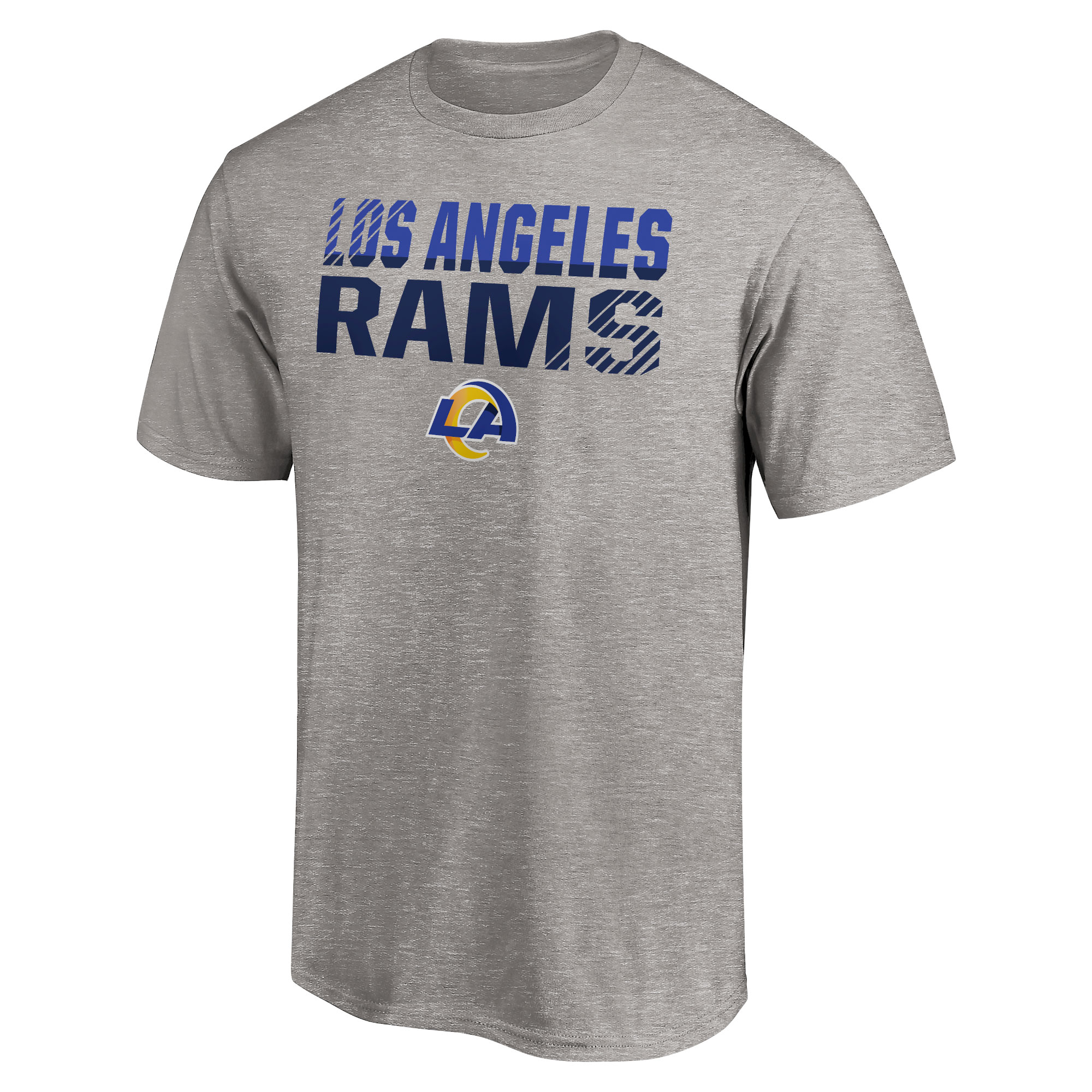 Men's Fanatics Heathered Gray Los Angeles Rams Big & Tall Fade Out Team T-Shirt - Image 6