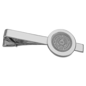 Silver Lebanon Valley College Shield Logo Logo Tie Bar