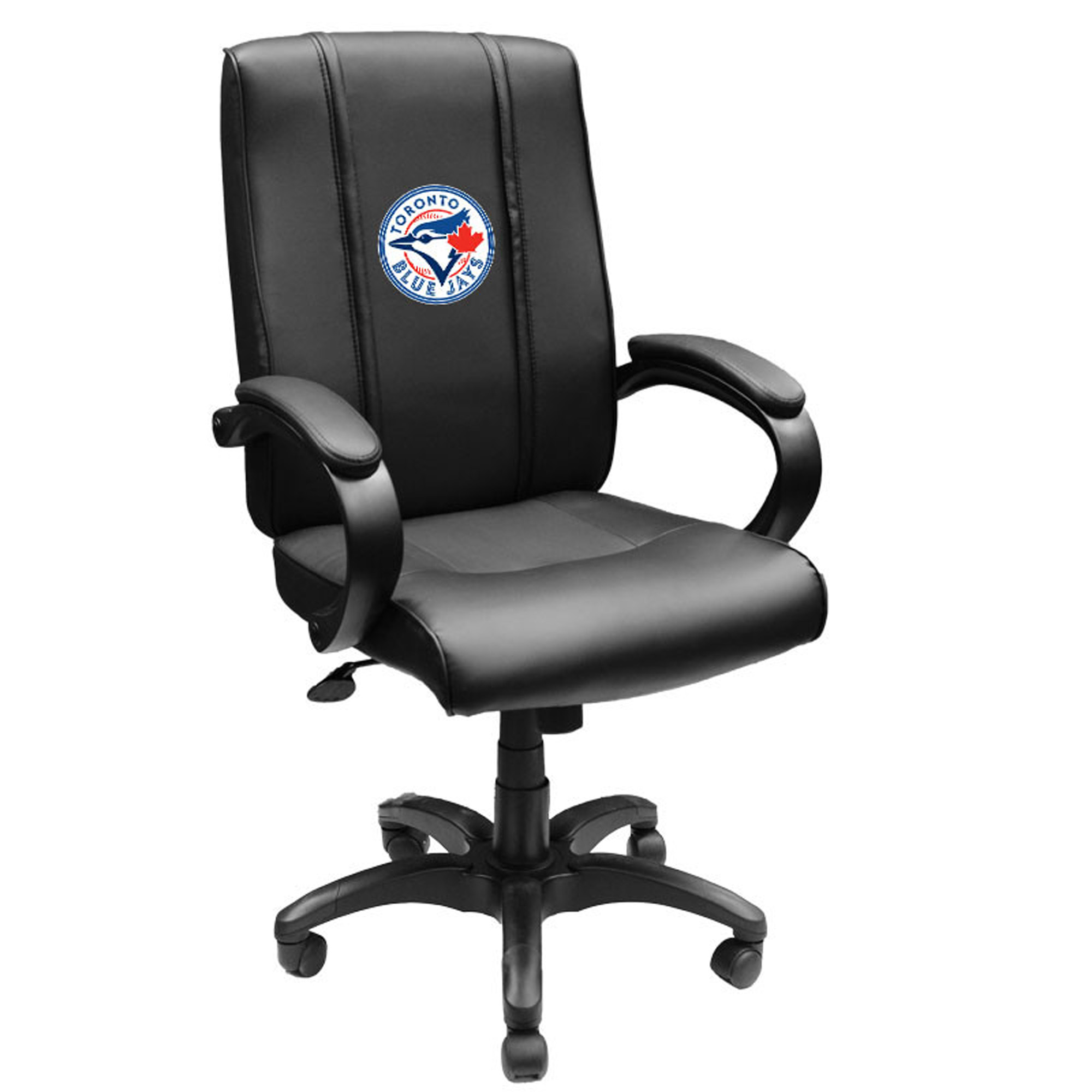 Black Toronto Blue Jays Logo Office Chair 1000 - Image 2