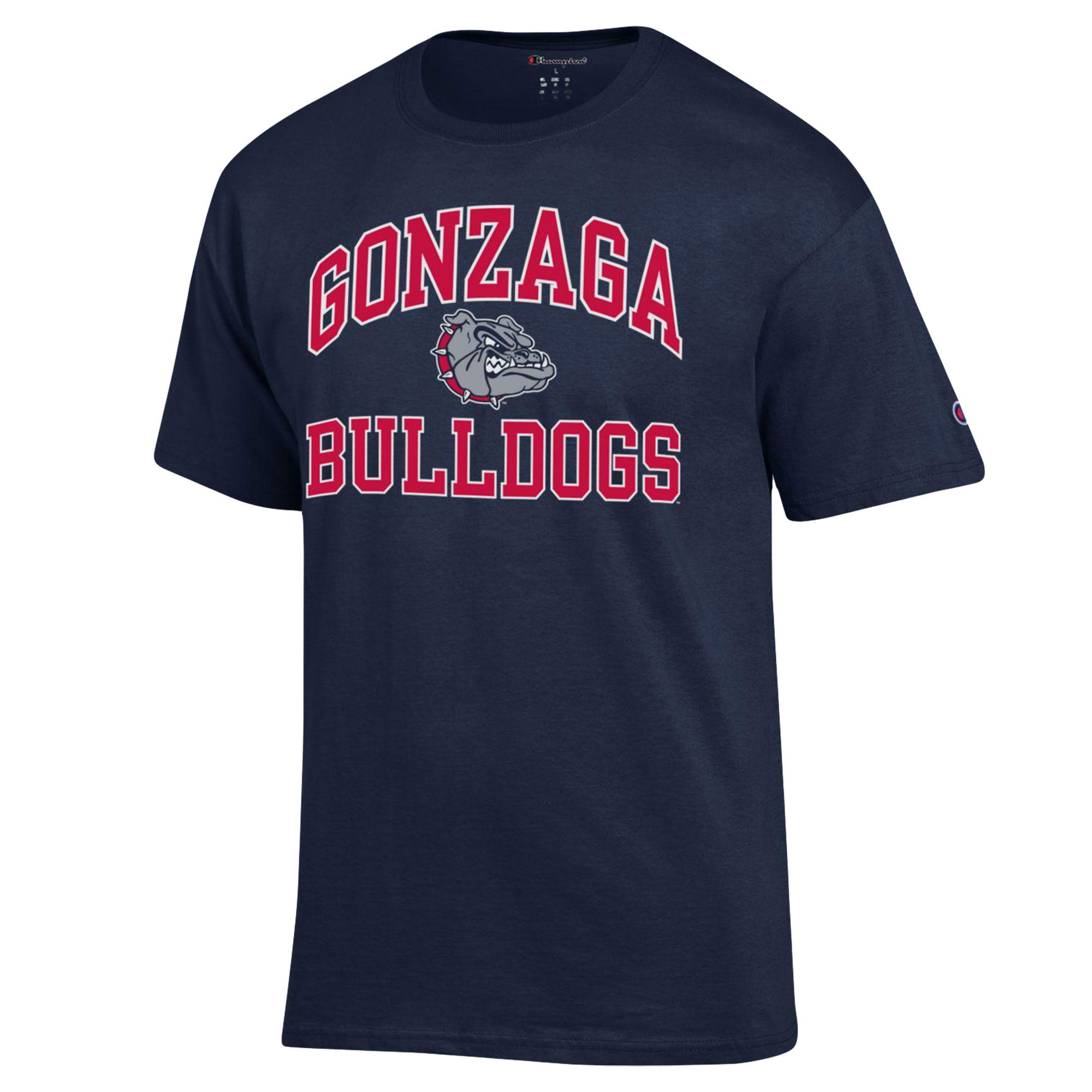 Men's Champion Navy Gonzaga Bulldogs High Motor T-Shirt - Image 3