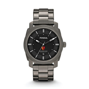 Fossil Gardner-Webb Bulldogs Machine Smoke Stainless Steel Watch