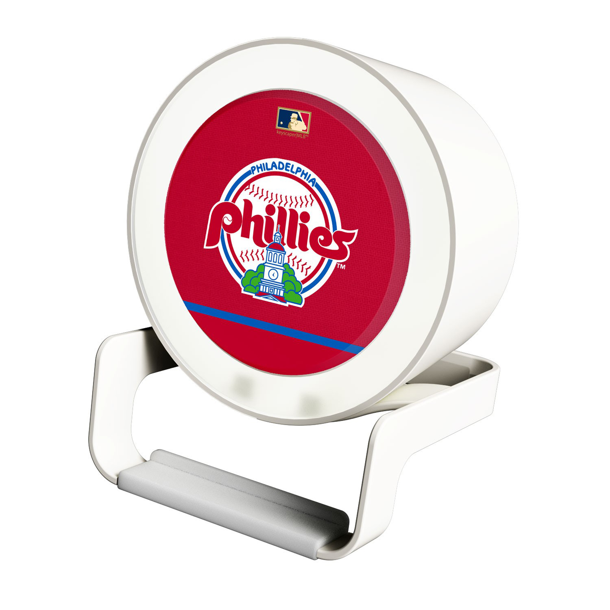Philadelphia Phillies Cooperstown Team Logo Night Light Charger with Bluetooth Speaker