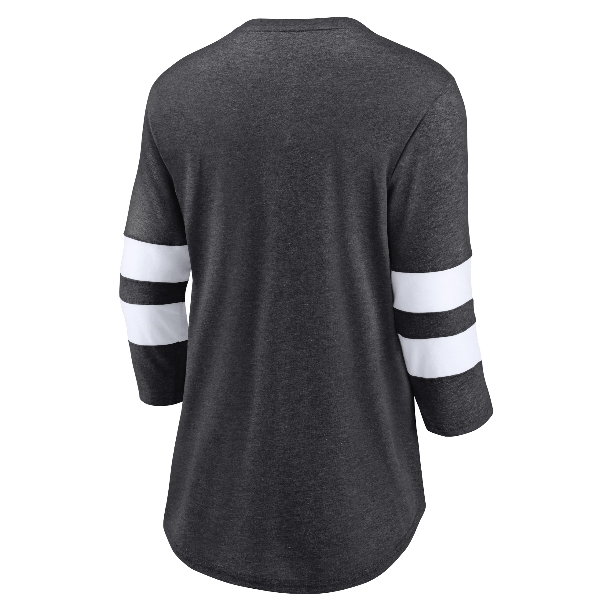 Women's Fanatics Heather Charcoal Pittsburgh Penguins Special Edition 2.0 Barn Burner 3/4 Sleeve T-Shirt - Image 4