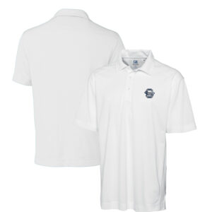 Men's Cutter & Buck White Penn State Nittany Lions DryTec Genre Textured Solid Polo