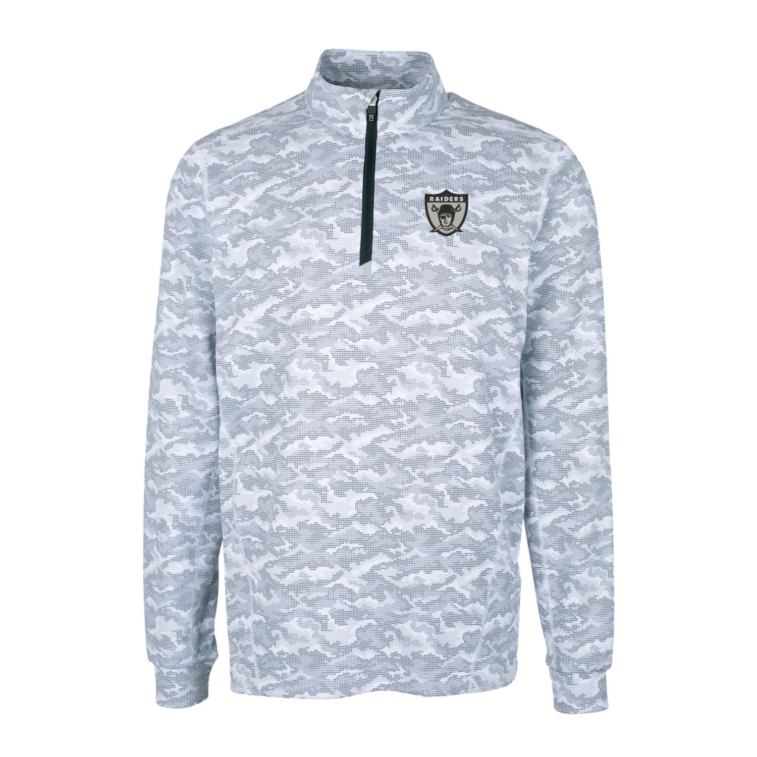 Women's League Collegiate Wear Cream NC State Wolfpack Highland Quilted Quarter-Zip Pullover Top - Image 3