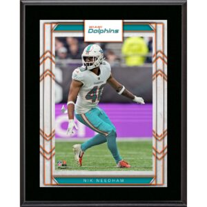 Nik Needham Miami Dolphins Framed 10.5" x 13" Sublimated Player Plaque