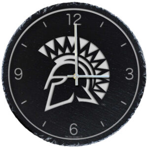 Black San Jose State Spartans 12'' Slate Clock