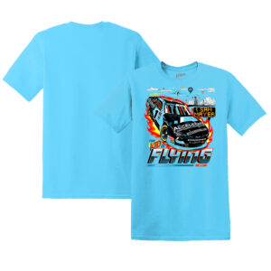 Men's JR Motorsports Official Team Apparel Powder Blue Sam Mayer Accelerate Car T-Shirt
