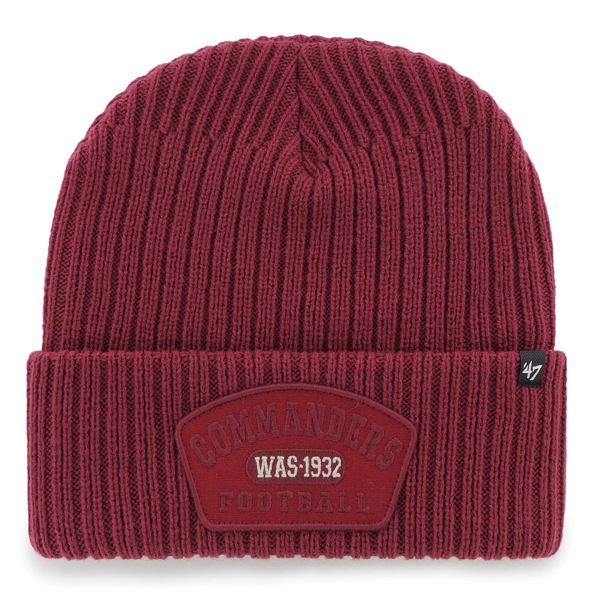 Men's '47 Burgundy Washington Commanders Ridgeway Cuffed Knit Hat - Image 4