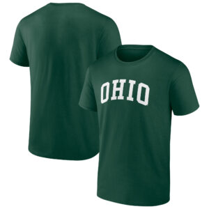Men's Green Ohio Bobcats Basic Arch T-Shirt