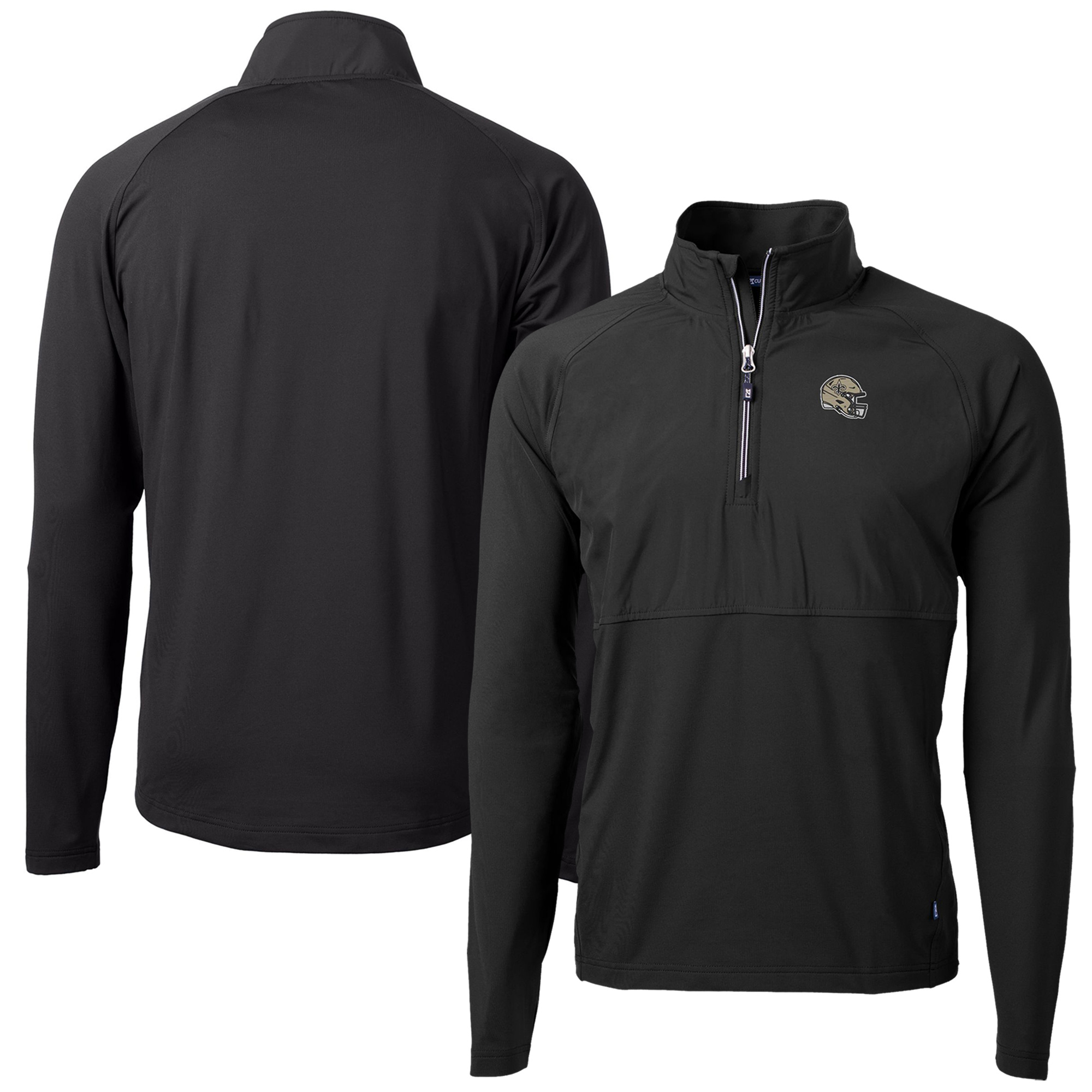 Men's Under Armour Gray St. Olaf Oles All Day Arch Softball Fleece Raglan Pullover Sweatshirt - Image 2