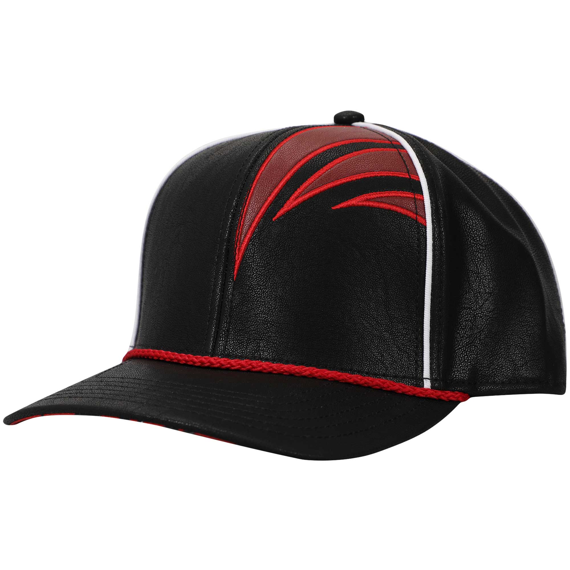 Youth Black Bleach Snapback Hat
