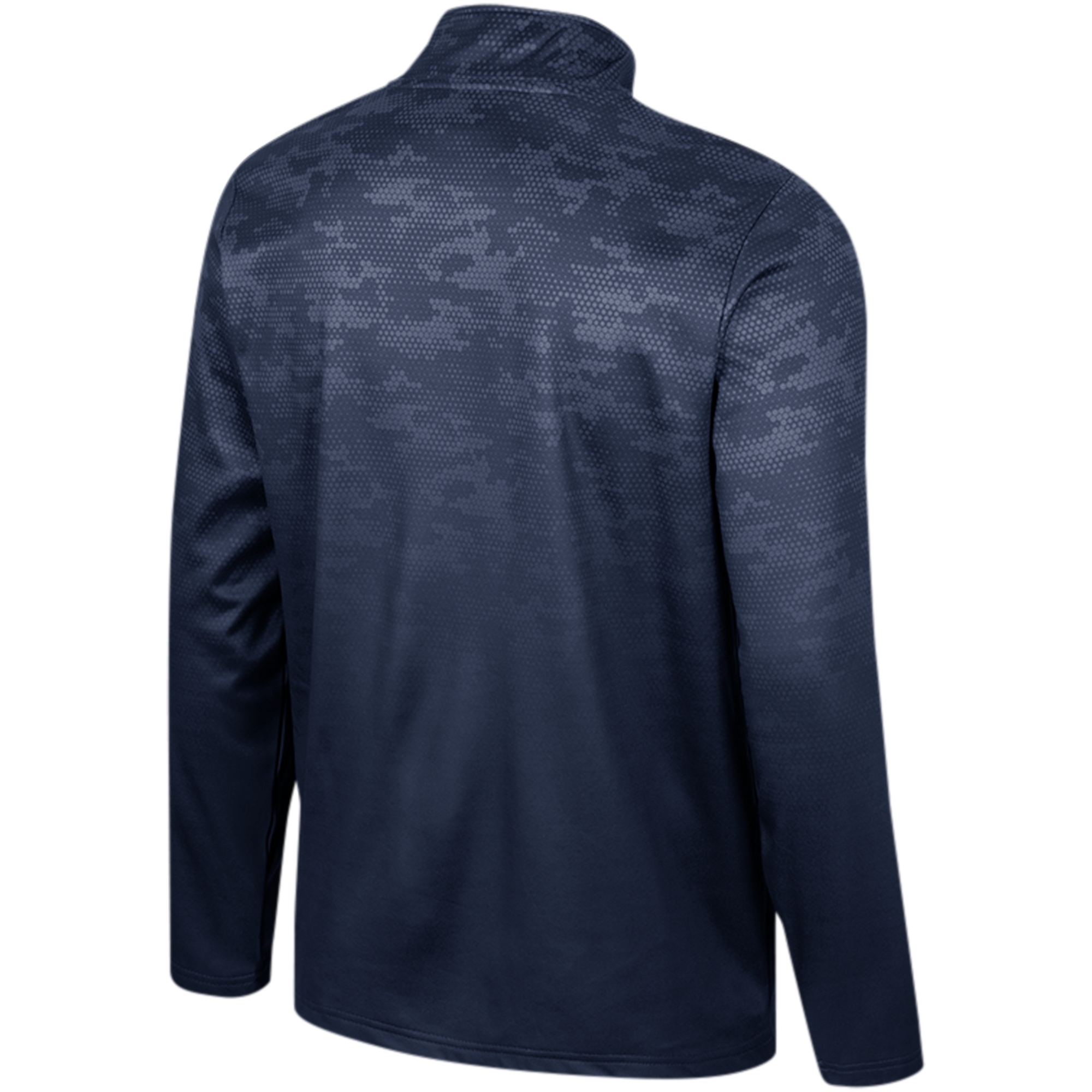 Men's Colosseum Navy Illinois Fighting Illini The Machine Half-Zip Jacket - Image 7