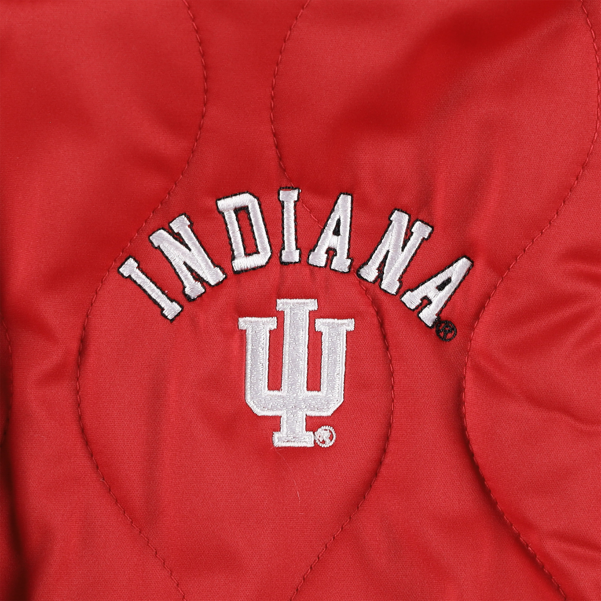 Women's Gameday Couture Crimson Indiana Hoosiers Headliner Full-Snap Hooded Puffer Vest - Image 9