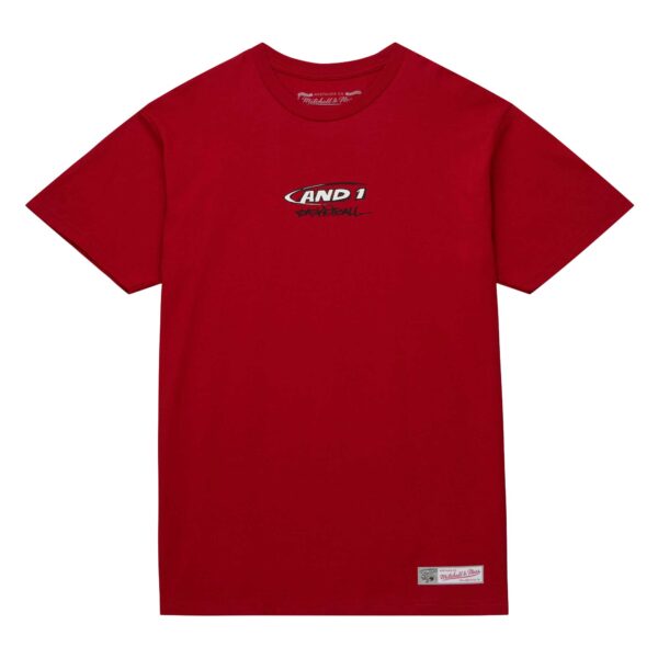 Men's Mitchell & Ness  Scarlet And 1 No Game T-Shirt - Image 8