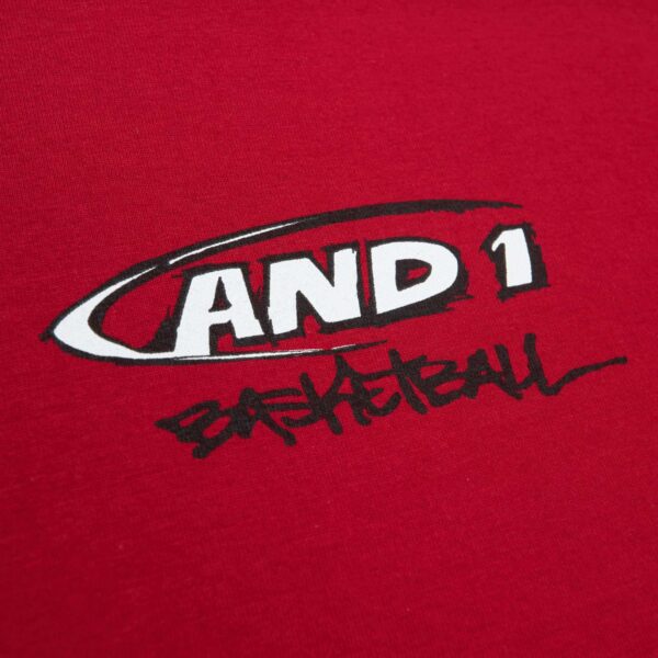 Men's Mitchell & Ness  Scarlet And 1 No Game T-Shirt - Image 10