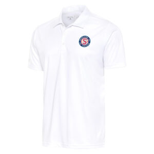 Men's Antigua  White Spokane Indians Big & Tall Tribute Polo