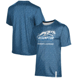 Men's ProSphere  Blue Assumption Greyhounds Women's Lacrosse Logo T-Shirt