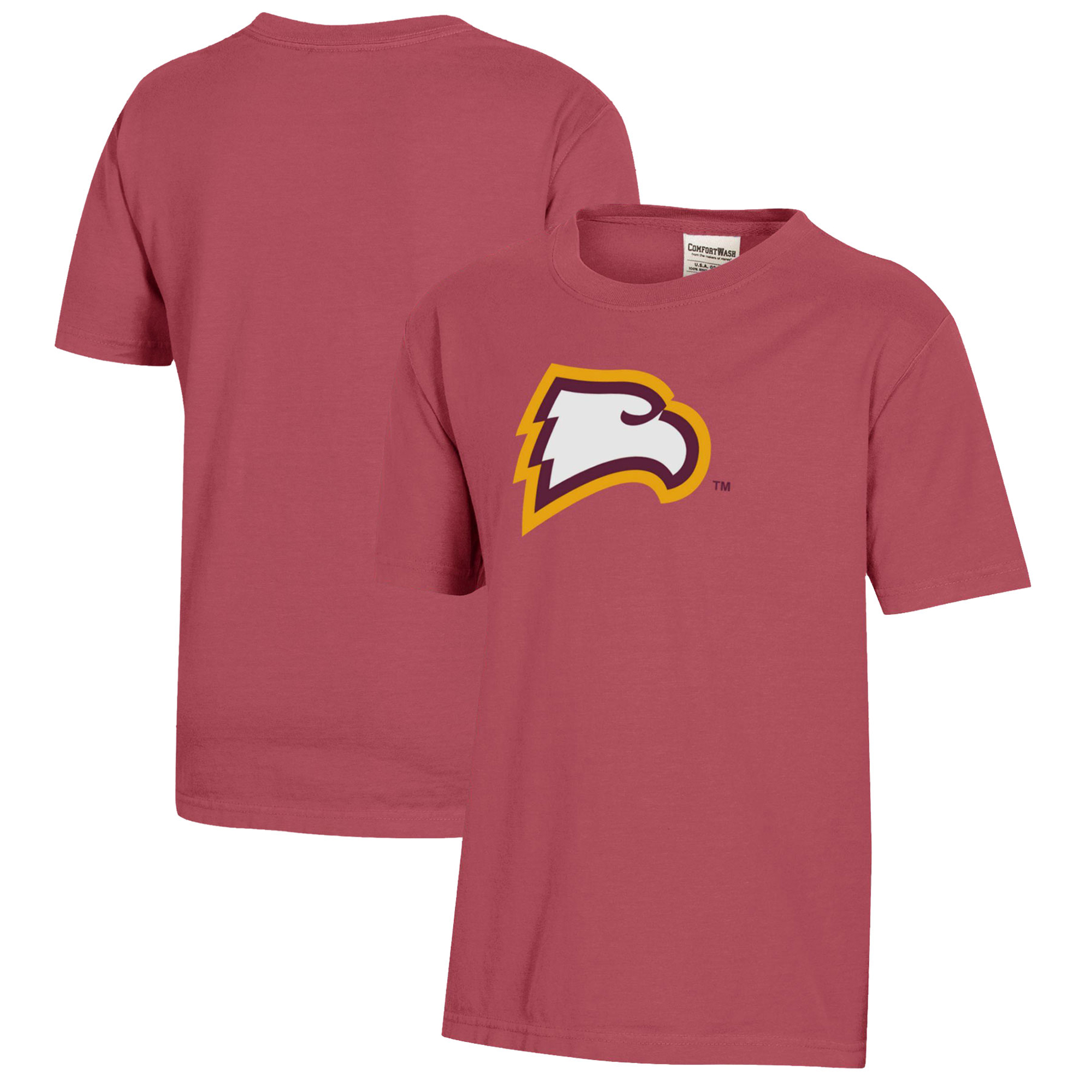 Youth Red Winthrop Eagles Logo Comfort Wash T-Shirt