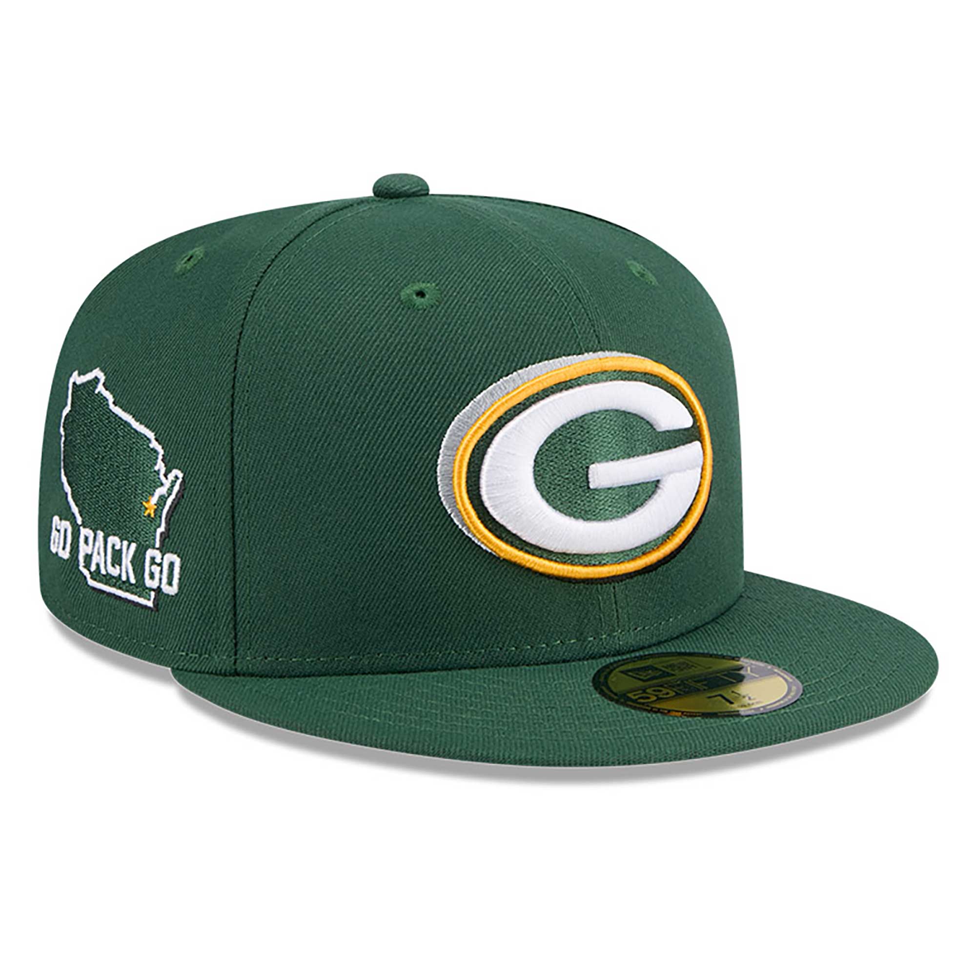 Men's New Era Green Green Bay Packers 2024 NFL Draft 59FIFTY Fitted Hat