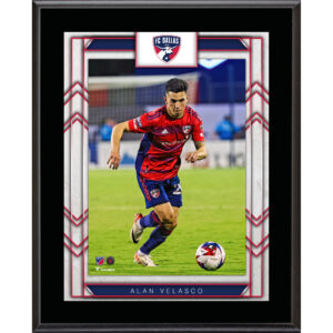 Alan Velasco FC Dallas 10.5" x 13" Sublimated Player Plaque