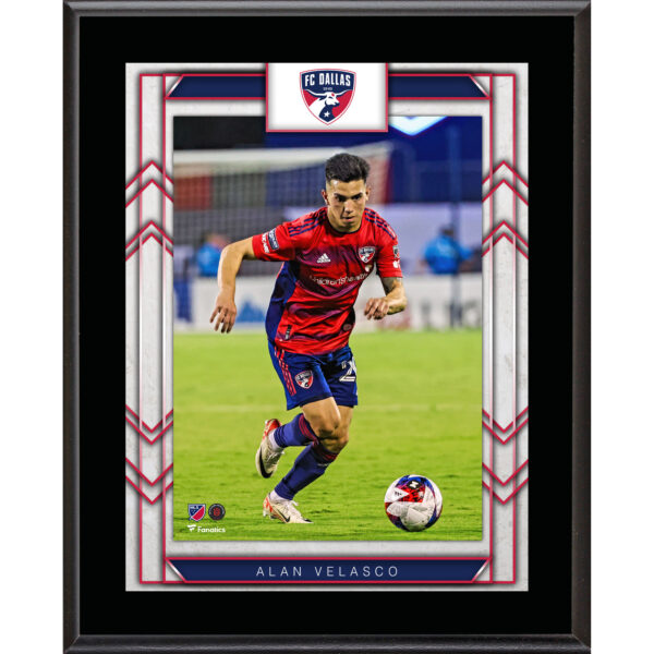 Alan Velasco FC Dallas 10.5" x 13" Sublimated Player Plaque
