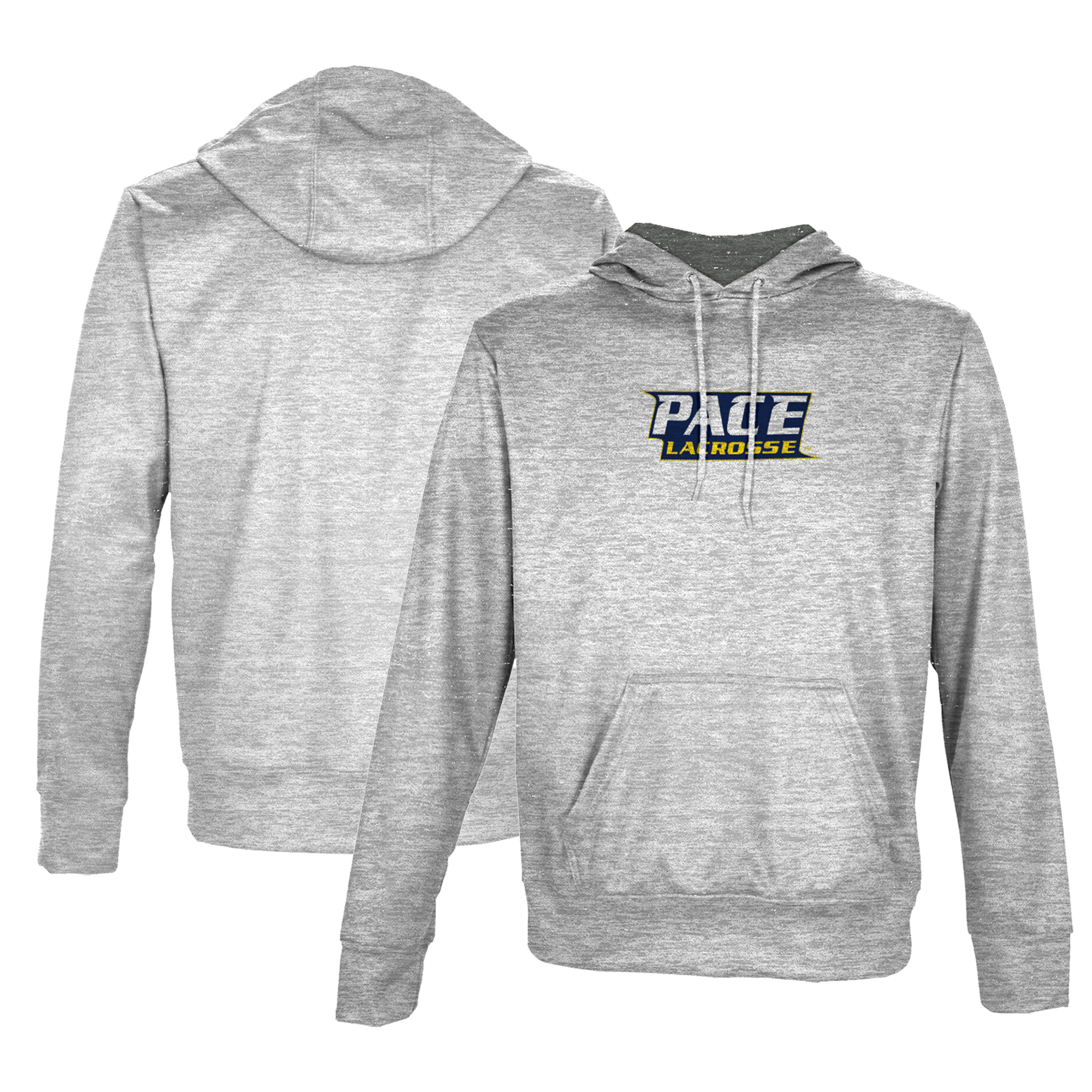Youth ProSphere Gray Pace University Setters Lacrosse Pullover Hoodie