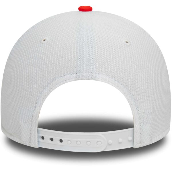 Men's New Era Kevin Magnussen White Haas F1 Team Driver 9FORTY Adjustable Hat - Image 10