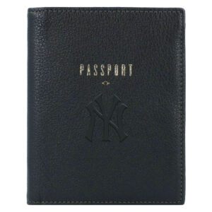 Fossil Black New York Yankees Travel RFID Passport Case