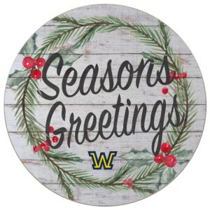 Wilkes Colonels 20'' x 20'' Season's Greetings Circle