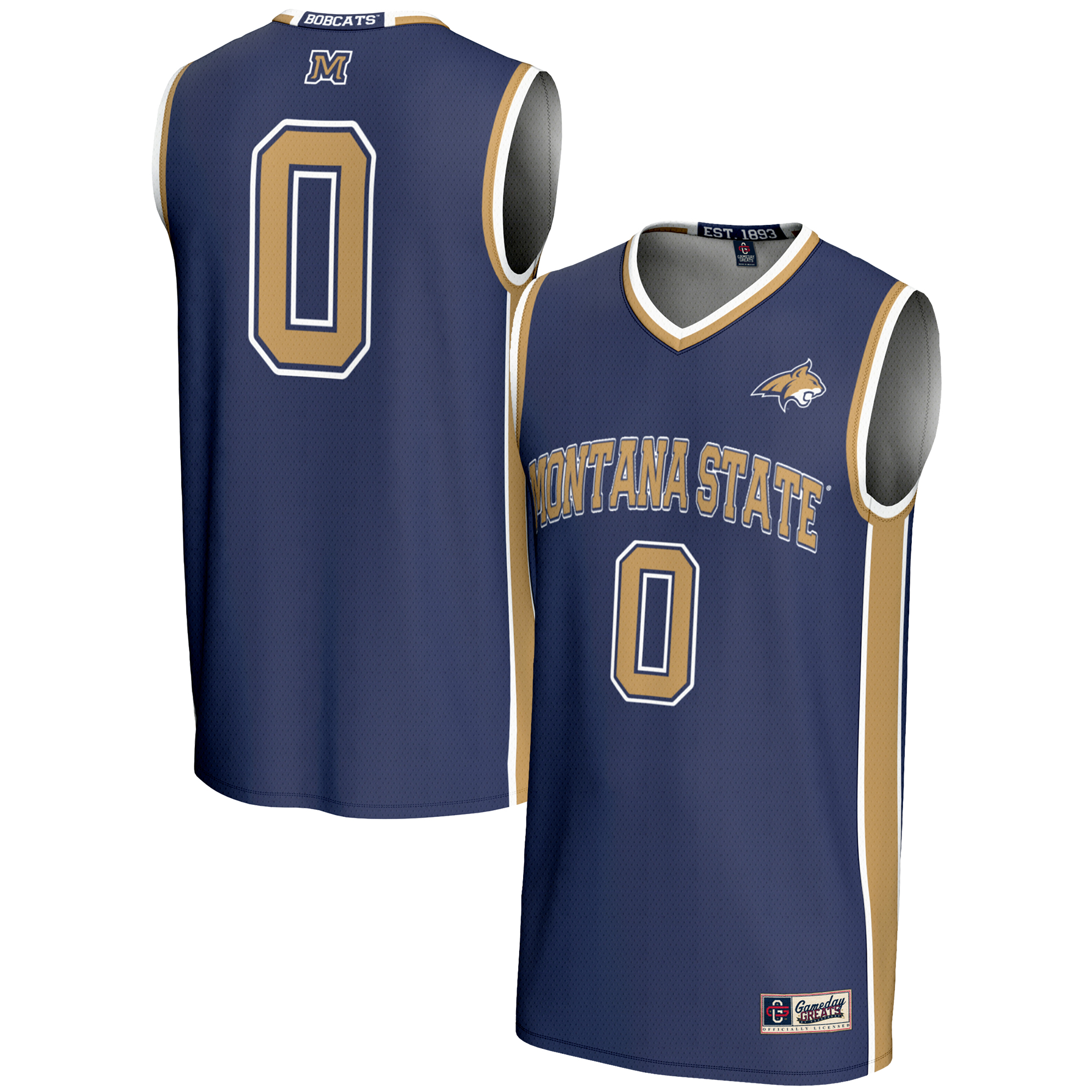 Youth GameDay Greats #0 Navy Montana State Bobcats Lightweight Basketball Jersey