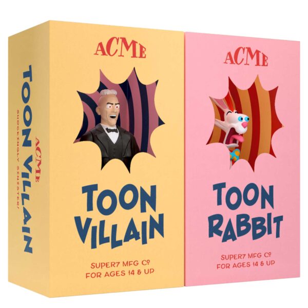 Super7 Who Framed Roger Rabbit ReAction Figures 2023 San Diego Comic-Con Roger Rabbit & Judge Doom 2 Pack Set - Image 11