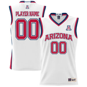 Men's GameDay Greats  White Arizona Wildcats NIL Pick-A-Player Lightweight Basketball Jersey