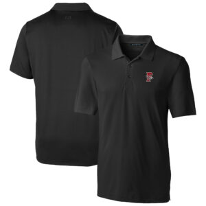 Men's Cutter & Buck  Black Fresno Grizzlies Big & Tall DryTec Forge Stretch Polo