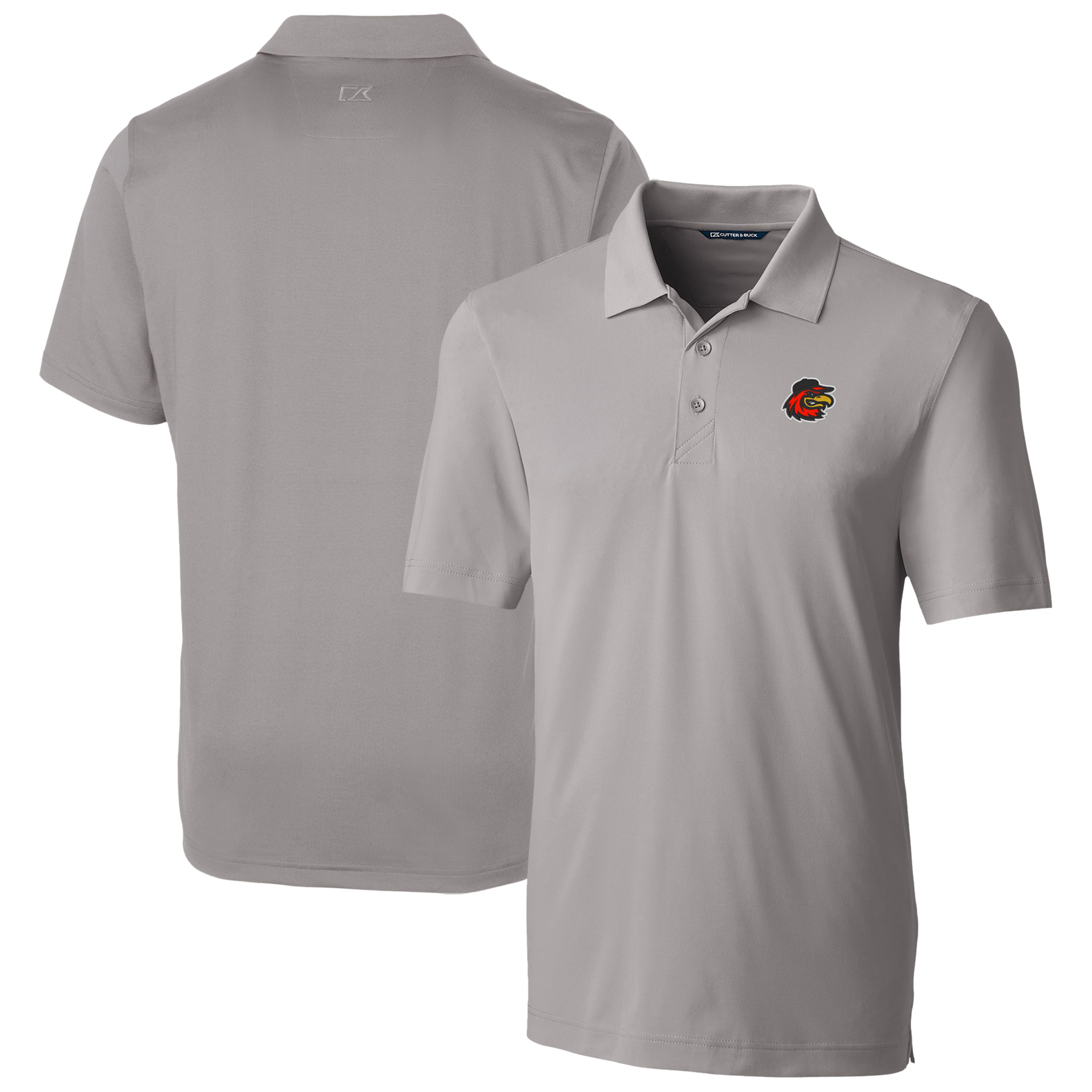 Men's Cutter & Buck Gray Rochester Red Wings Big & Tall DryTec Forge Stretch Polo - Image 5