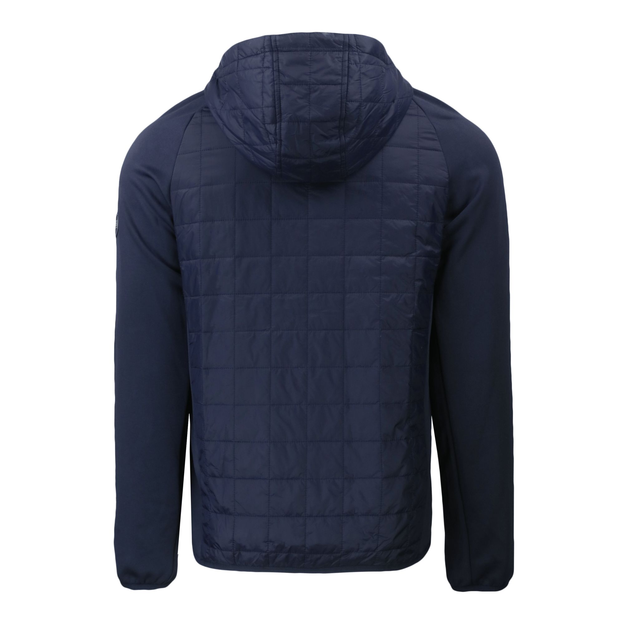 Men's Cutter & Buck Navy Chicago White Sox Americana Rainier Primaloft Eco Raglan Full-Zip Hybrid Jacket - Image 7