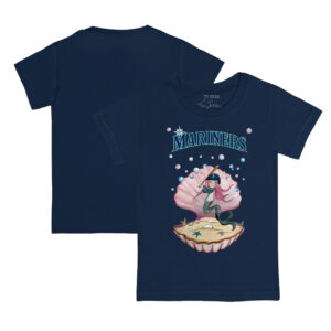 Toddler Tiny Turnip Navy Seattle Mariners Mermaid T-Shirt