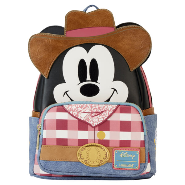 Loungefly Mickey Mouse Western Mini Backpack