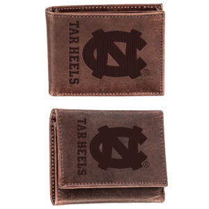 North Carolina Tar Heels Bifold & Trifold Wallet Two-Piece Set