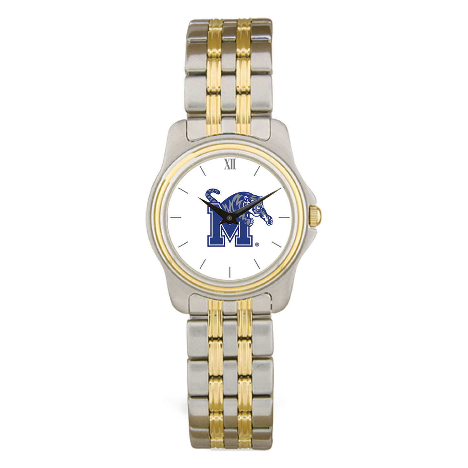 Women's Silver/Gold Memphis Tigers Two-Tone Wristwatch