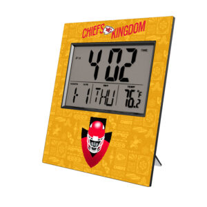 Kansas City Chiefs 2024 Illustrated Limited Edition Digital Desk/Wall Clock