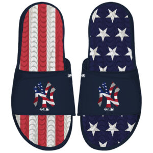 Unisex ISlide Navy New York Yankees Americana Gel Slide Sandals