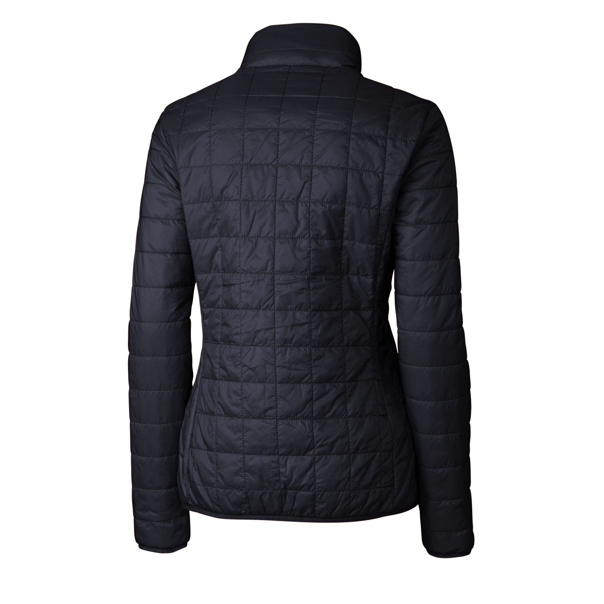Women's Cutter & Buck Navy/Royal Toronto Blue Jays Rainier PrimaLoft Eco Insulated Full-Zip Puffer Jacket - Image 7