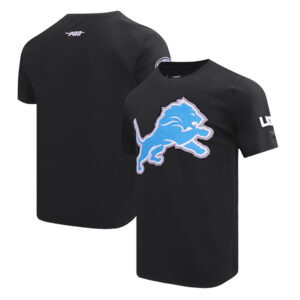Men's Pro Standard Black Detroit Lions Mash Up T-Shirt