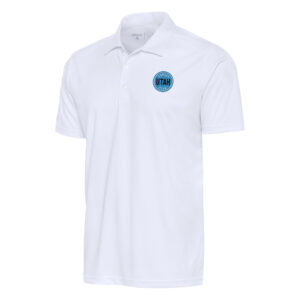 Men's Antigua White Utah Hockey Club Tribute Polo