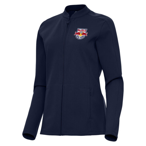 Women's Antigua Navy New York Red Bulls Regard Full-Zip Jacket